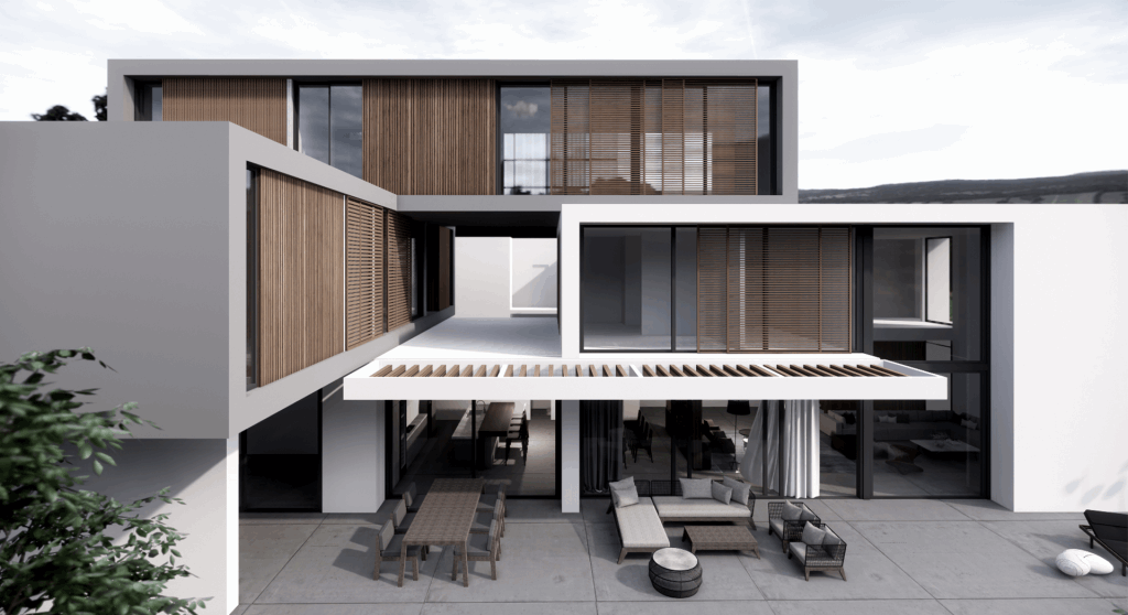 main - view - house - architectural - design