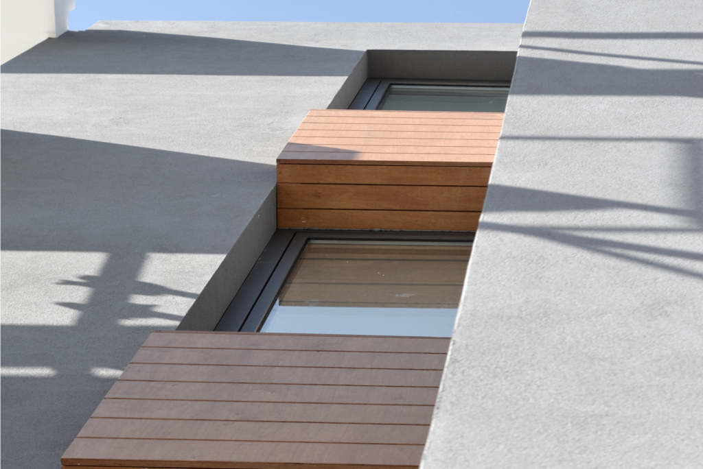 windows - details - wood - concrete