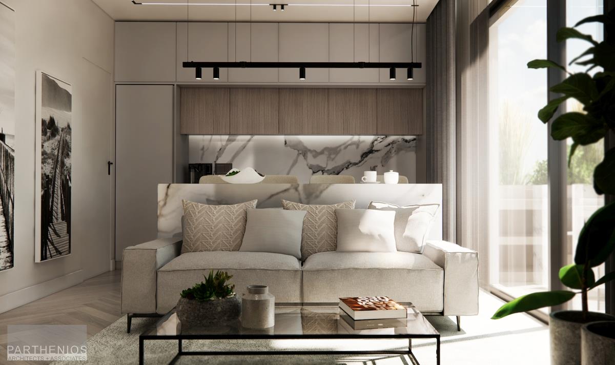 Living room contemporary interior design