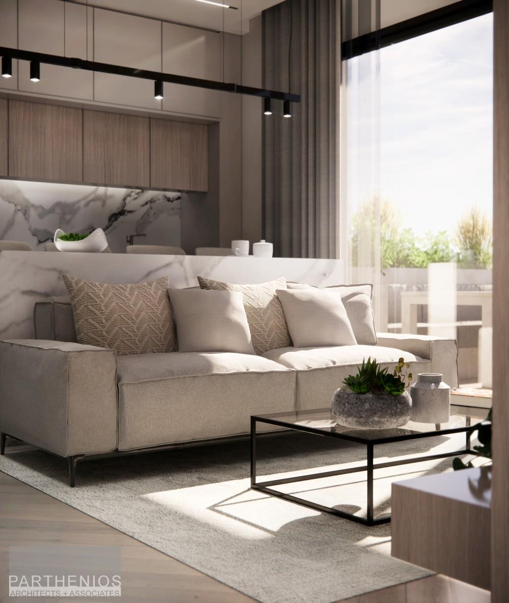 Living room contemporary interior design