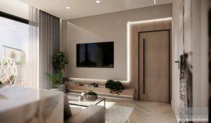 Living room contemporary interior design