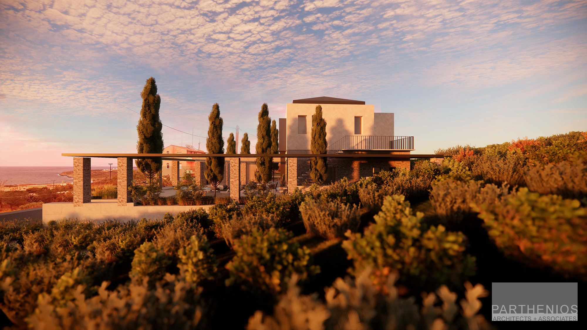Mediterranean villa in Chania