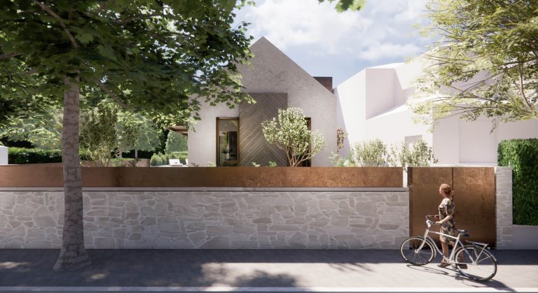 exterior image of a house with a fence